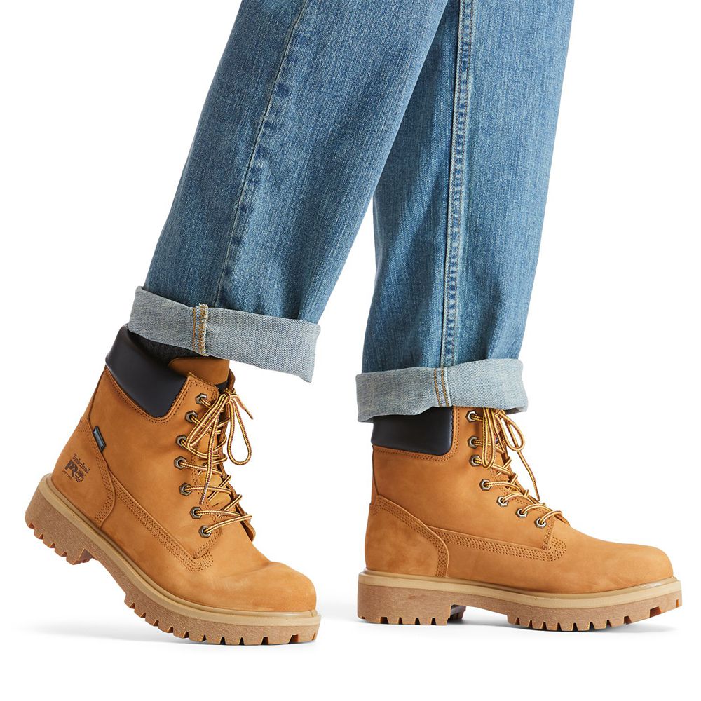 Bocanci Pro Timberland Barbati Maro - Direct Attach 6\" Soft Toe - Romania - PVFKUM829